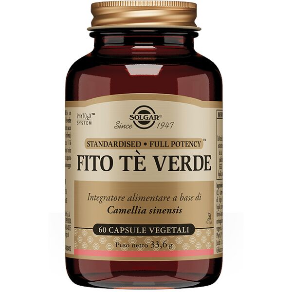 solgar fito tè verde 60 capsule vegetali