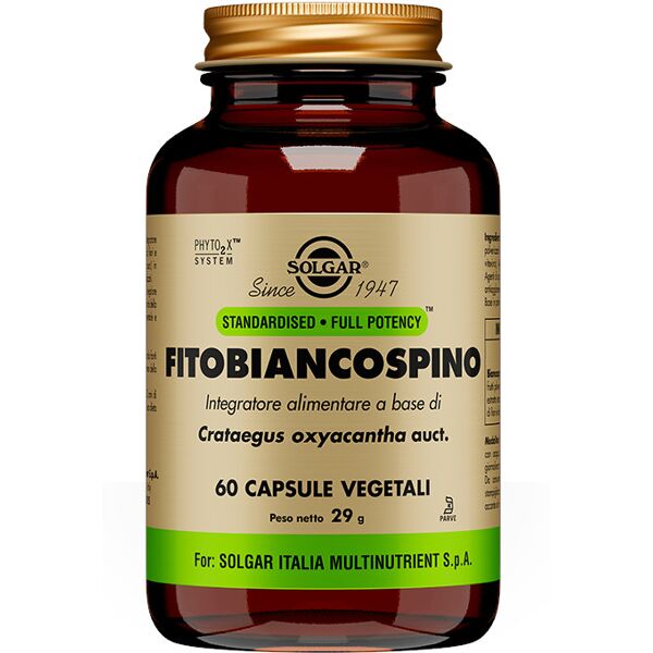 solgar fitobiancospino 60 capsule vegetali