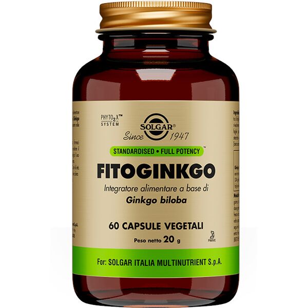 solgar fitoginkgo 60 capsule vegetali