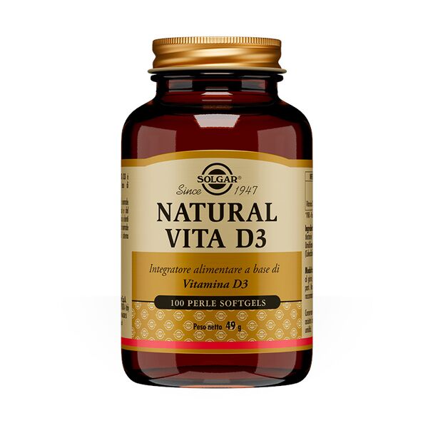 solgar natural vita d3 100 perle softgels