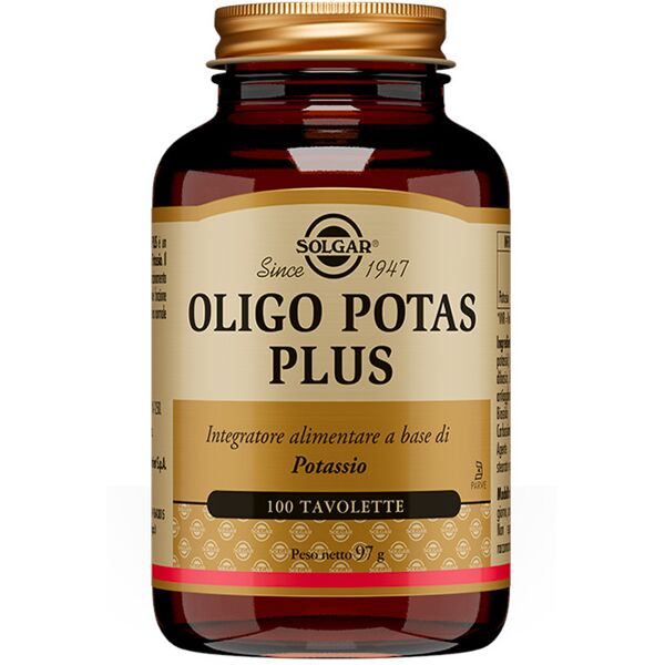 solgar oligo potas plus 100 tavolette