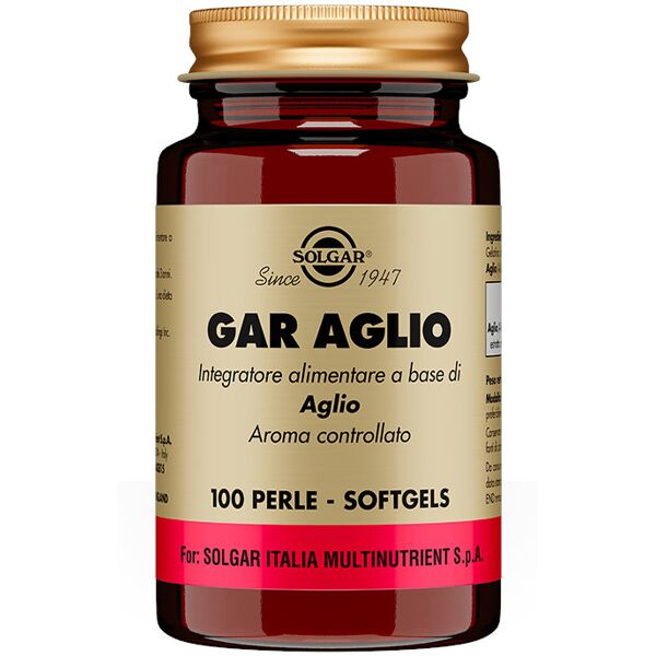 solgar gar aglio 100 perle