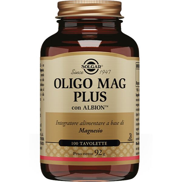 solgar oligo mag plus 100 tavolette