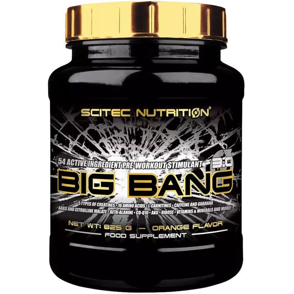 scitec nutrition big bang 3.0 825 grammi arancia