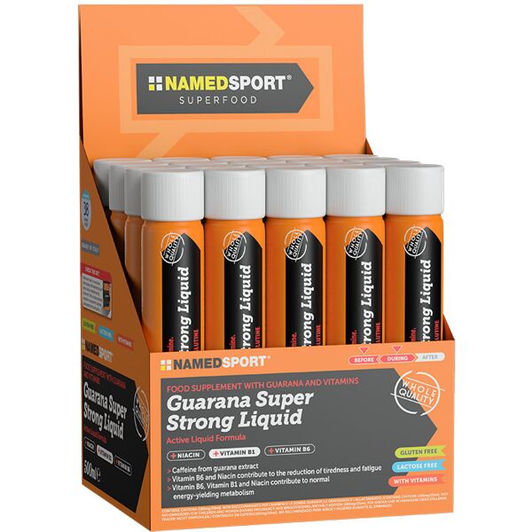 named sport guaranà super strong liquid 20 fiale da 25ml