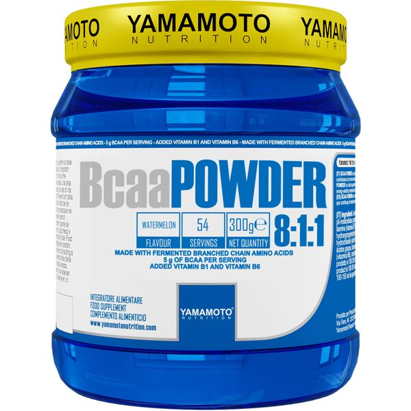 yamamoto nutrition bcaa powder 8:1:1 300 grammi arancia limone