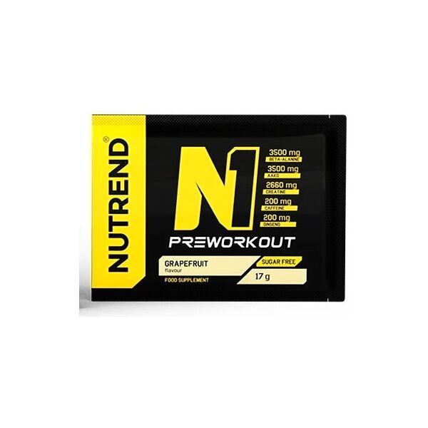 nutrend n1 pre-workout 10 buste da 17 grammi ribes nero