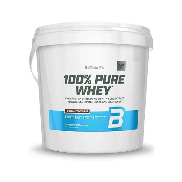 biotech usa 100% pure whey 4000 grammi cioccolato