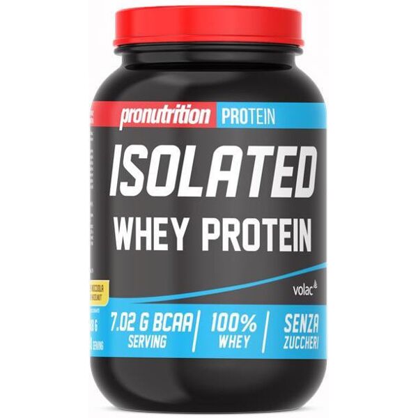 pronutrition isolated 100% isolated whey protein 908 grammi wafer nocciola