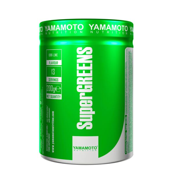 yamamoto nutrition super greens 200 grammi kiwi lime