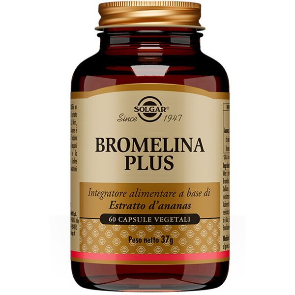 solgar bromelina plus 60 capsule vegetali