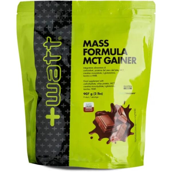 +watt mass formula mct gainer cacao 907g