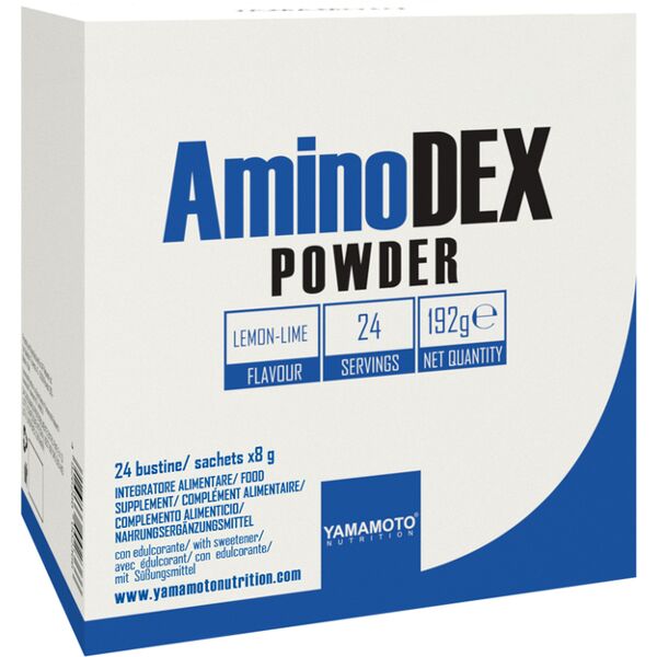 yamamoto nutrition aminodex powder ajinomoto® ajipure® 24 buste da 8 grammi limone lime