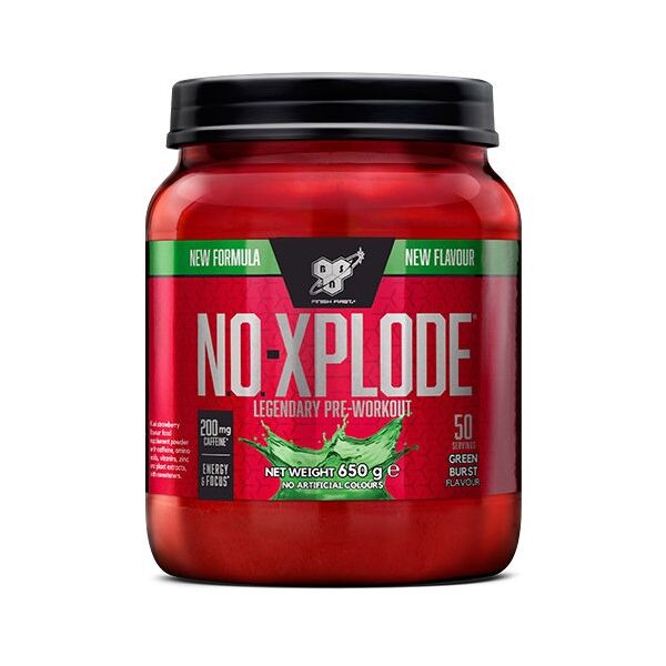 bsn supplements n.o.-xplode legendary 650 g green burst