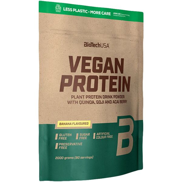 biotech usa vegan protein 2000 grammi biscotto alla vaniglia