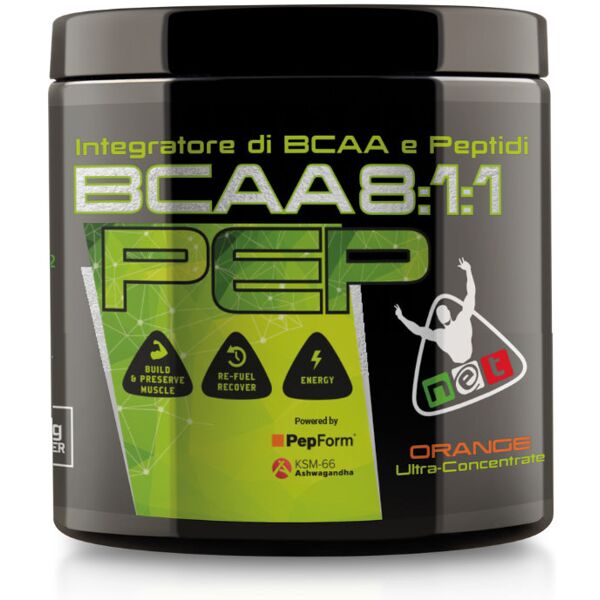 net integratori bcaa pep 8:1:1 210 g arancia