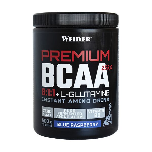 weider bcaa 8:1:1 + l-glutamine 500 g mirtillo