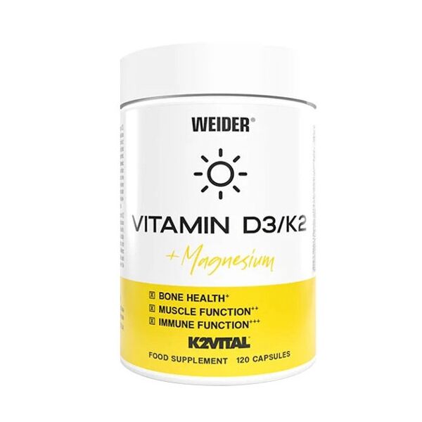 weider vitamin d3+k2 120 capsule