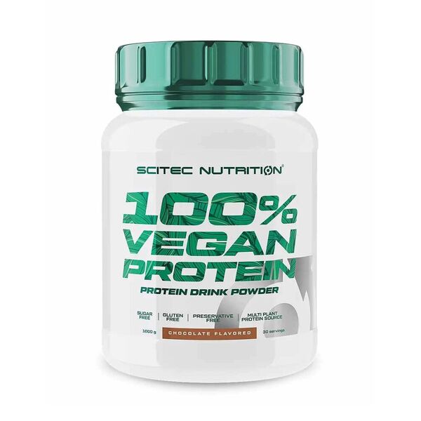 scitec nutrition 100% vegan protein 1000 g cioccolato