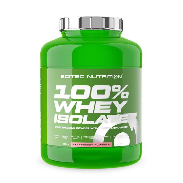 scitec nutrition 100% whey isolate 2000 g lampone
