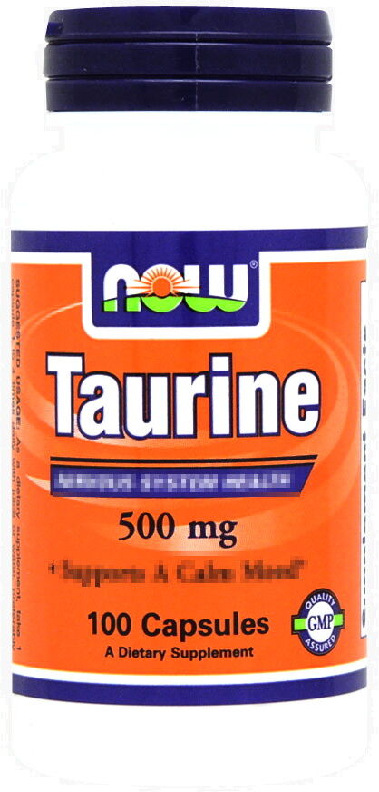 now foods taurine 500mg 100 capsule