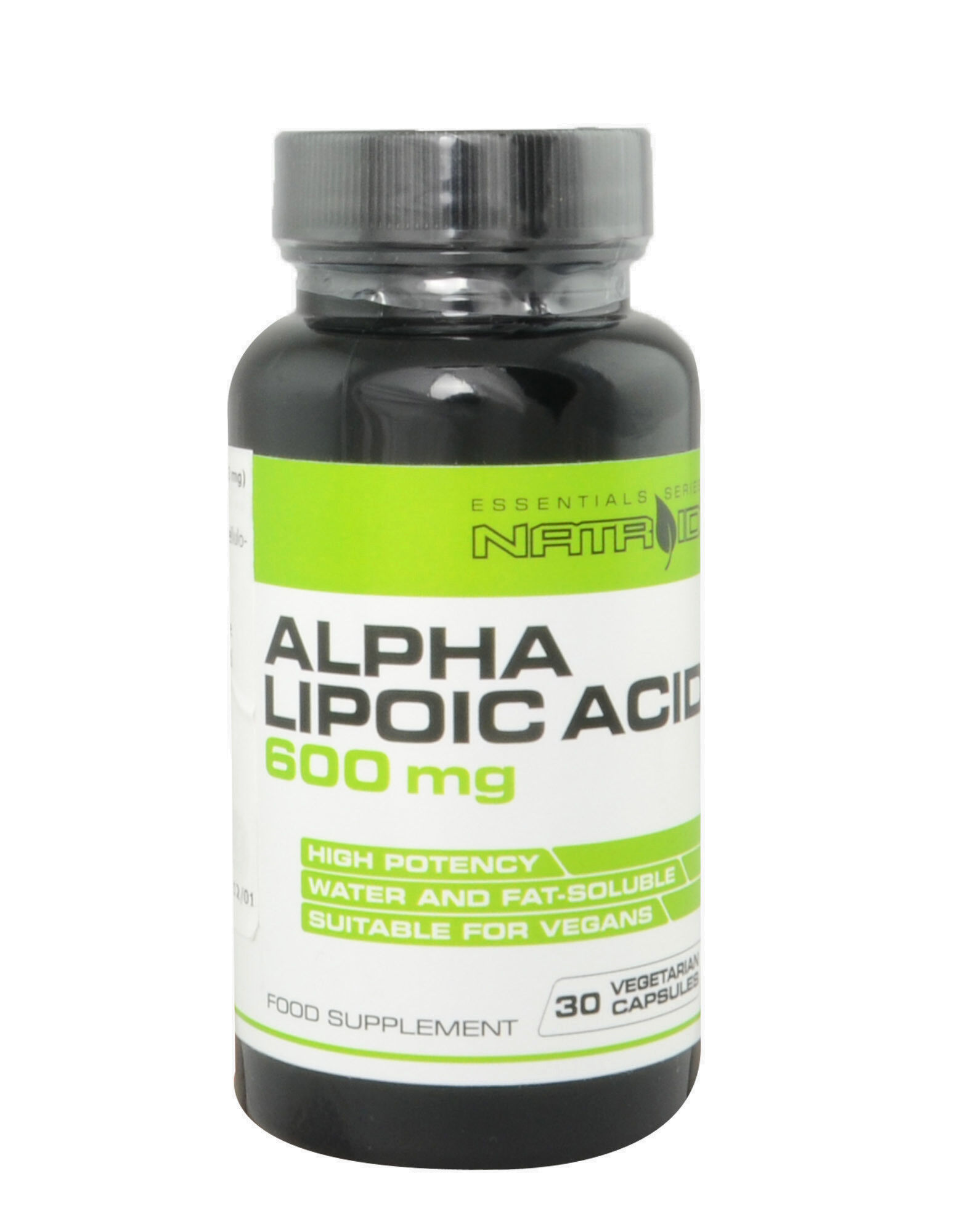 natroid essentials series - alpha lipoic acid 600mg 30 capsule