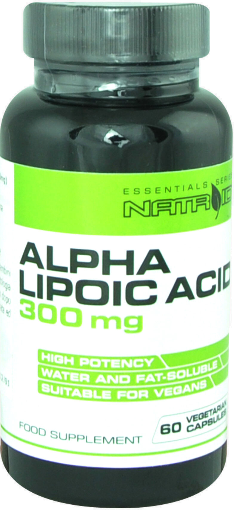 natroid essentials series - alpha lipoic acid 300mg 60 capsule