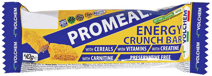 volchem promeal energy crunch 1 barretta da 40 grammi cacao