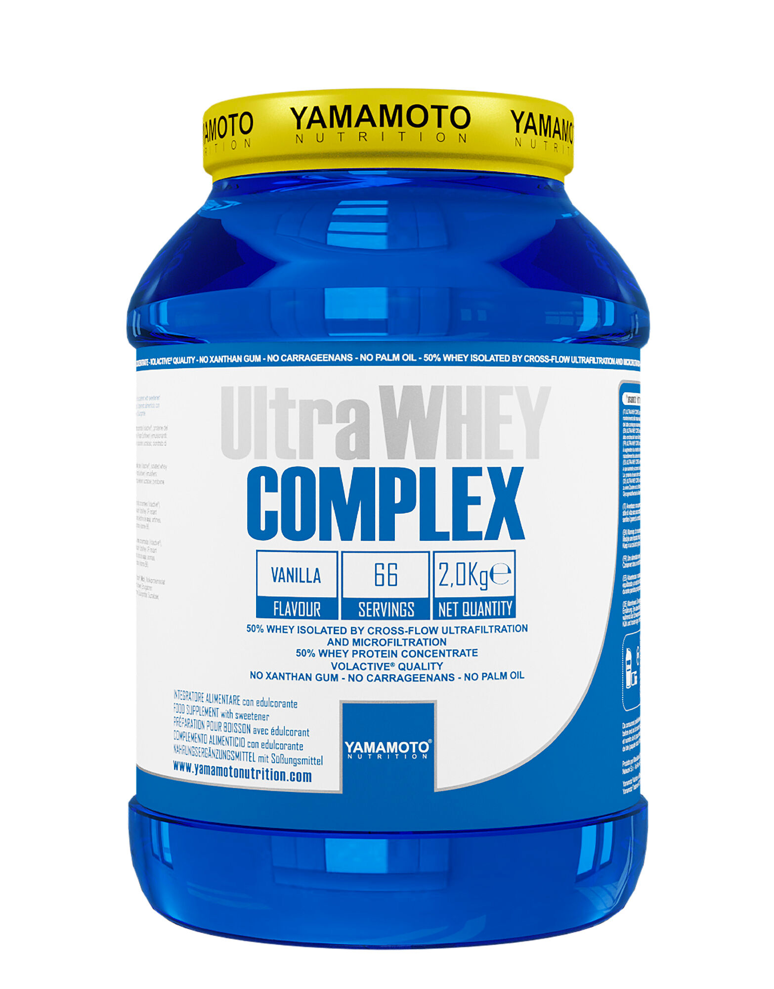 yamamoto nutrition ultra whey complex volactive® 2000 grammi doppio cioccolato