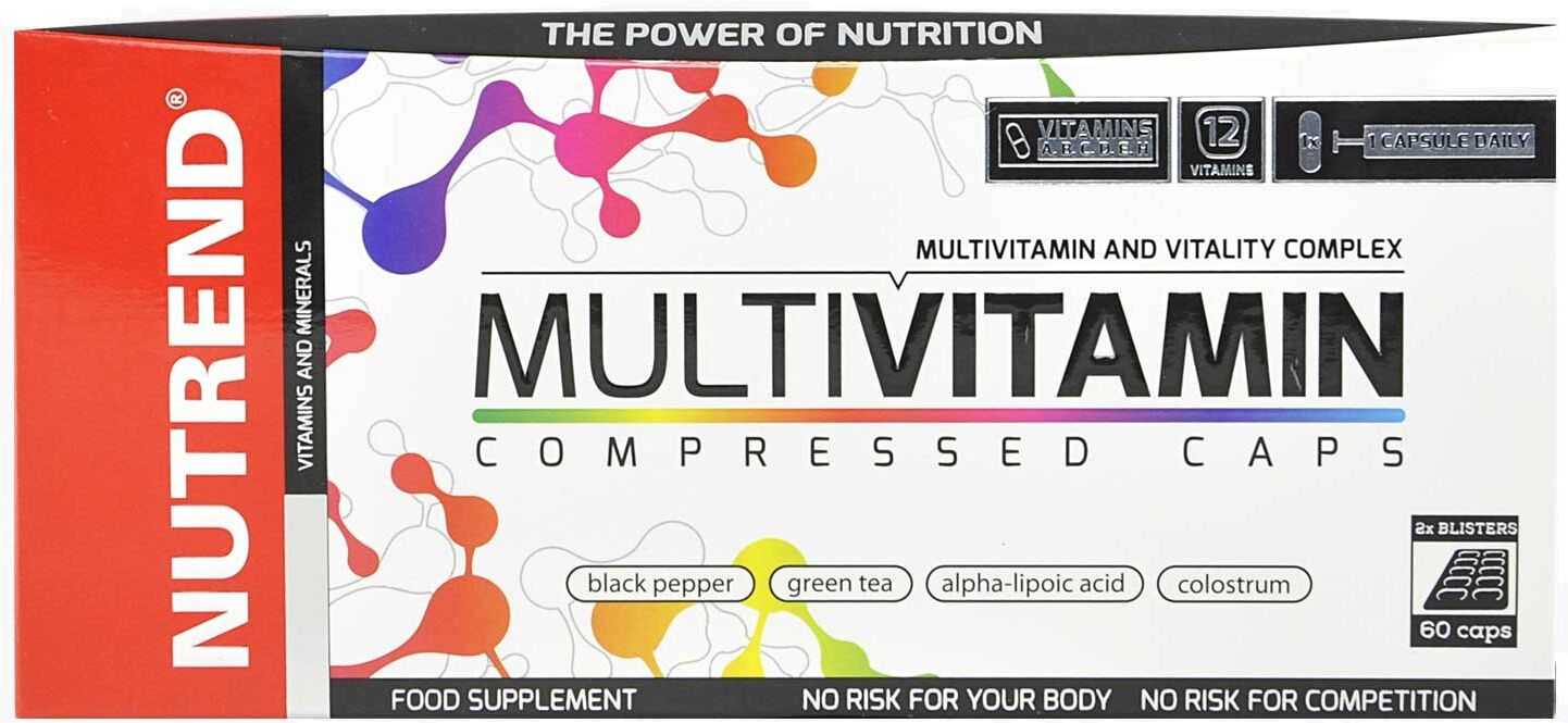 nutrend multivitamin compressed caps 60 capsule