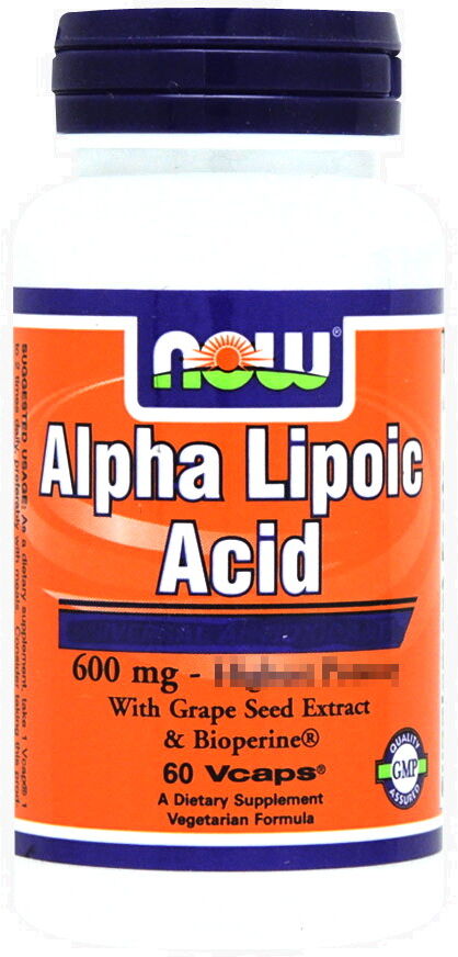 now foods alpha lipoic acid 600mg 60 capsule