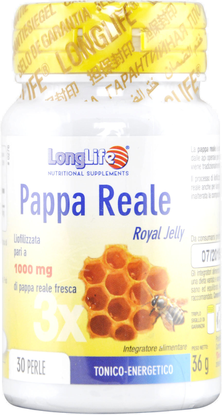 long life pappa reale 1000mg 30 perle