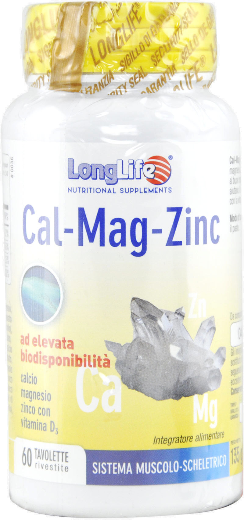 long life cal-mag-zinc 60 tavolette