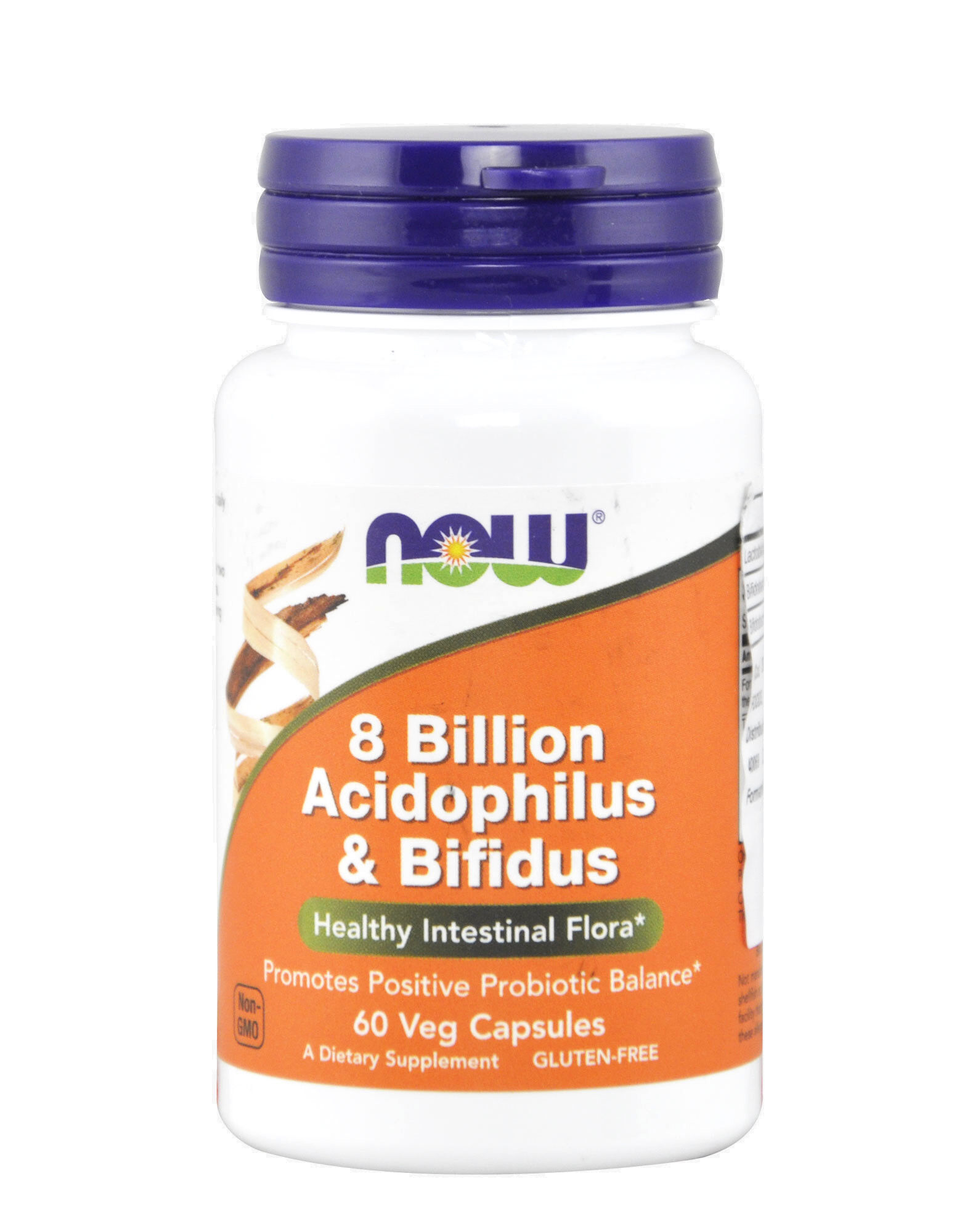 now foods 8 billion acidophilus & bifidus 60 capsule vegetali