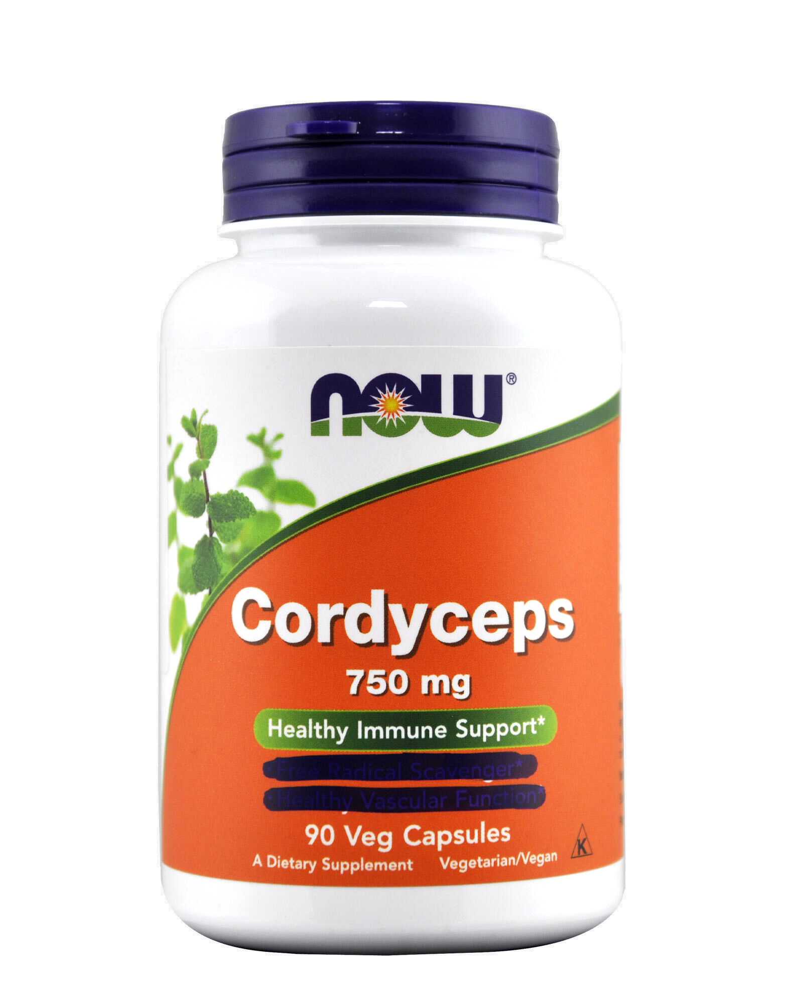 now foods cordyceps 90 capsule vegetali