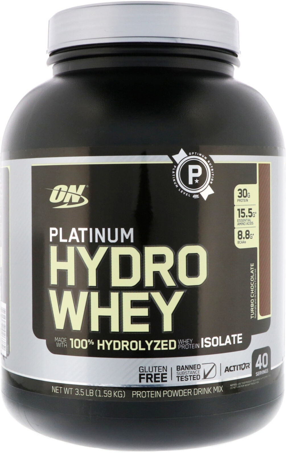 optimum nutrition platinum hydro whey 1590 grammi vaniglia