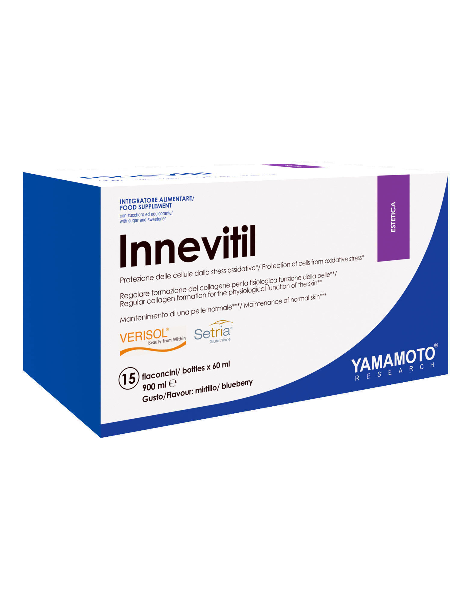 yamamoto research innevitil 15 flaconcini da 60ml mirtillo