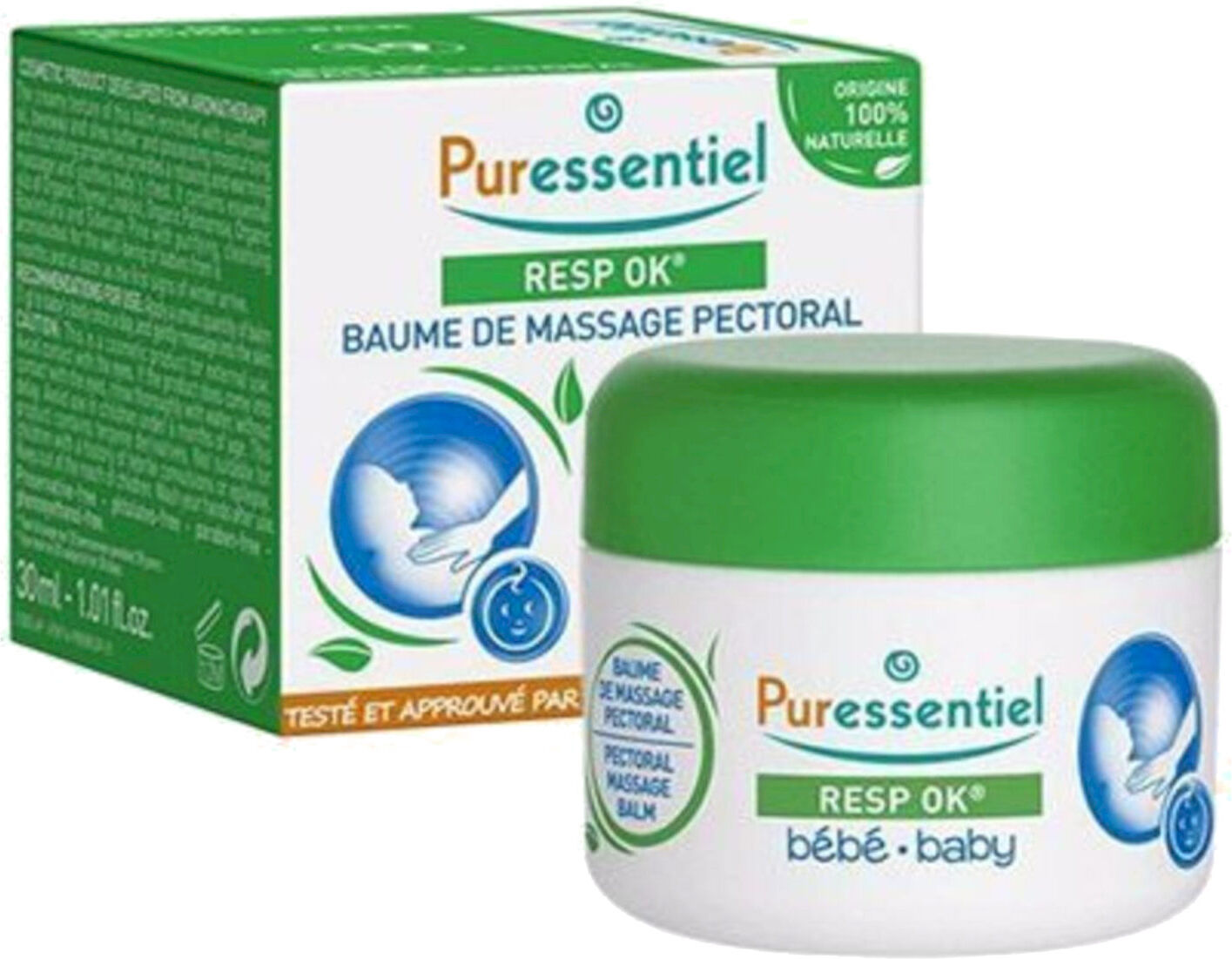 puressentiel resp ok balsamo da massaggio pettorale bebè 30ml