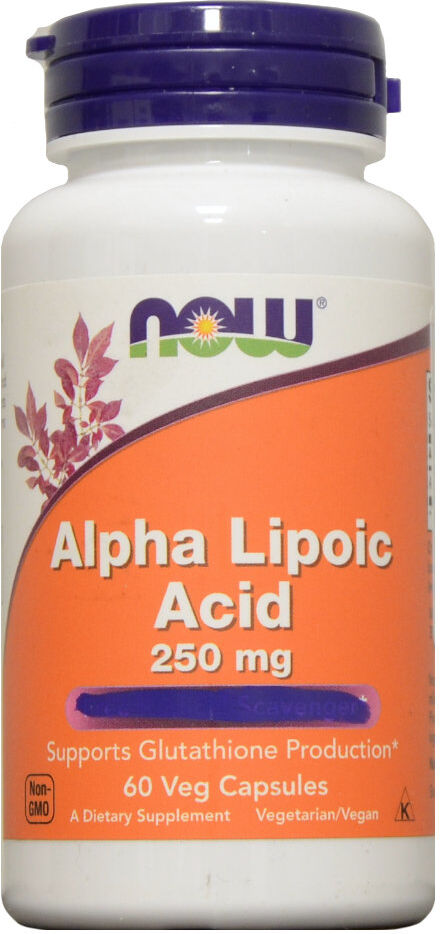 now foods alpha lipoic acid 250mg 60 capsule