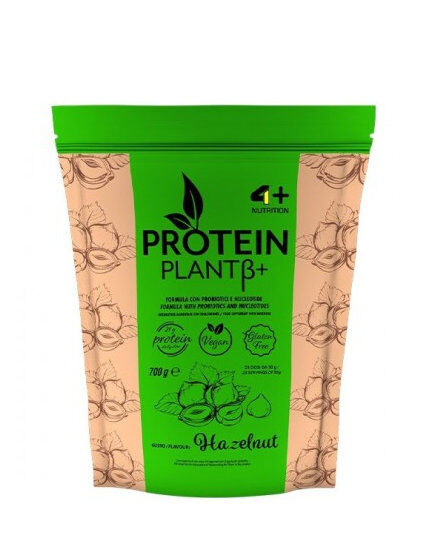 4+ nutrition protein plantbeta+ 700 grammi nocciola