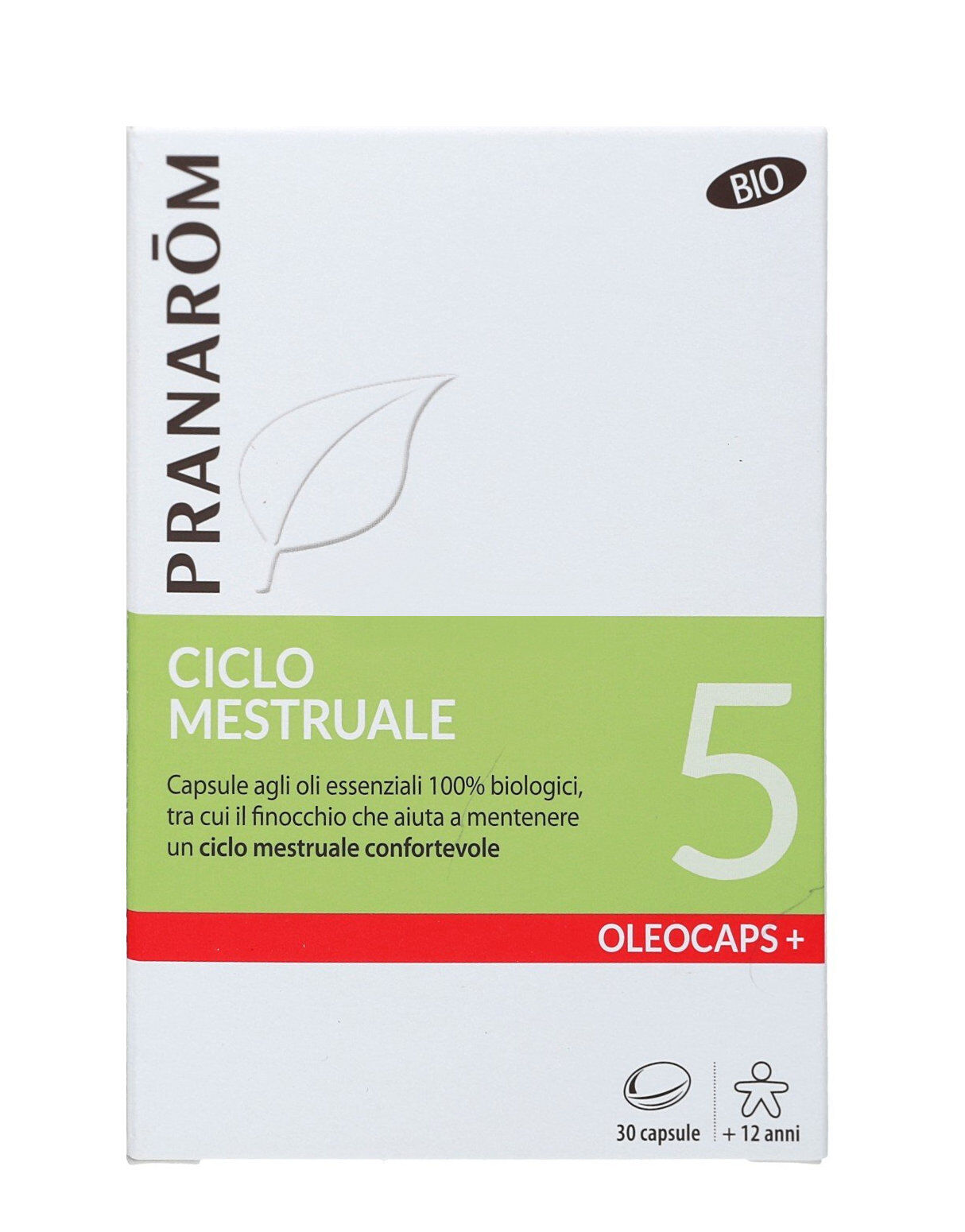 pranarom ciclo mestruale 30 capsule