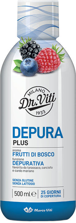 marco viti dr. viti - depurativo plus 500ml frutti di bosco