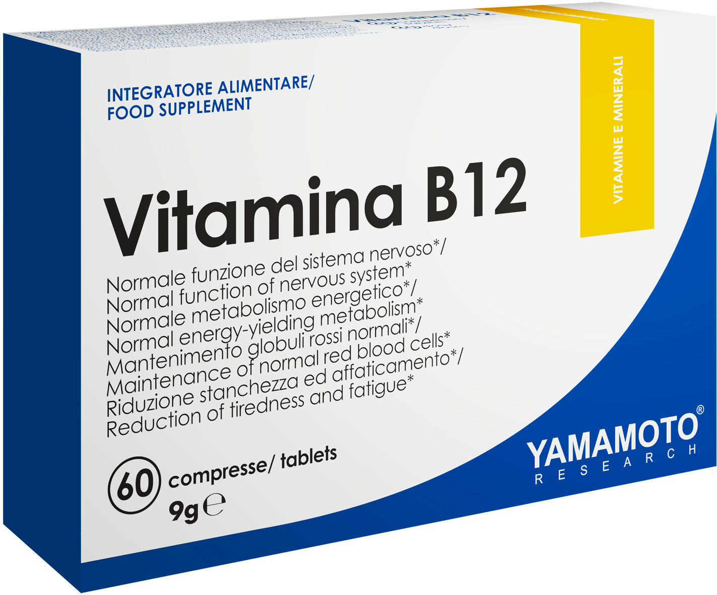 yamamoto research vitamina b12 metilcobalamina 1000mcg 60 compresse