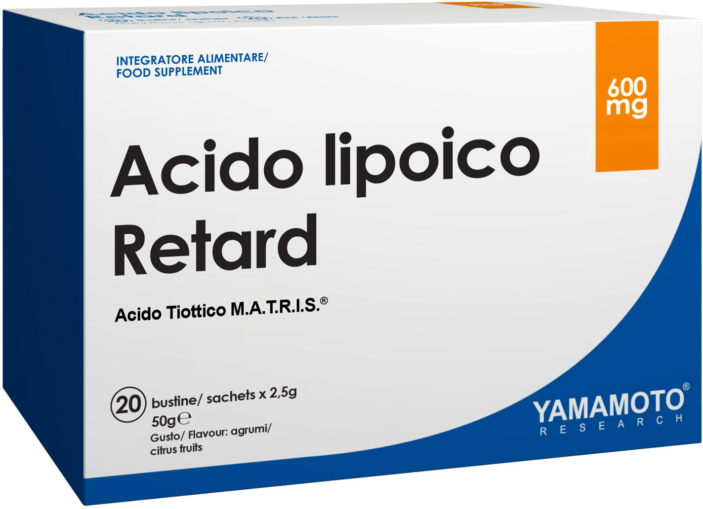 yamamoto research acido lipoico retard m.a.t.r.i.s.® 20 bustine x 2,5 g