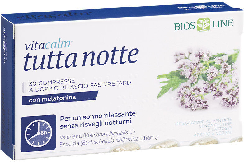 bios line vitacalm - tutta notte 60 compresse