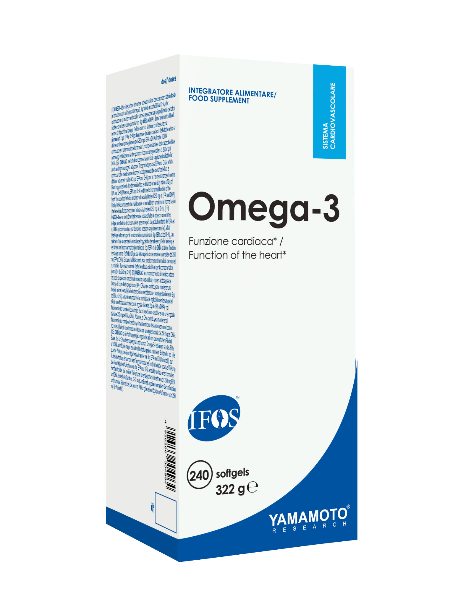 yamamoto research omega-3 ifos™ 240 softgels