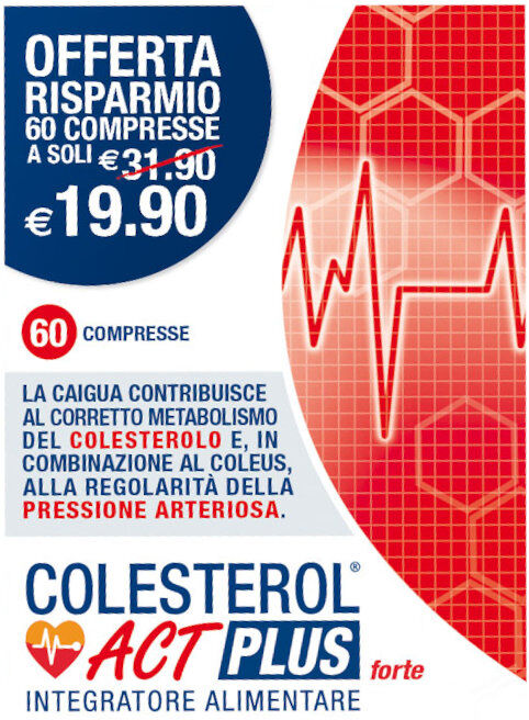 linea act colesterol act plus forte 60 compresse