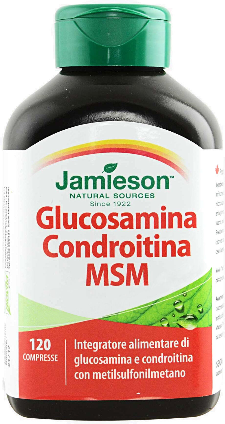 jamieson glucosamina condroitina msm 120 compresse