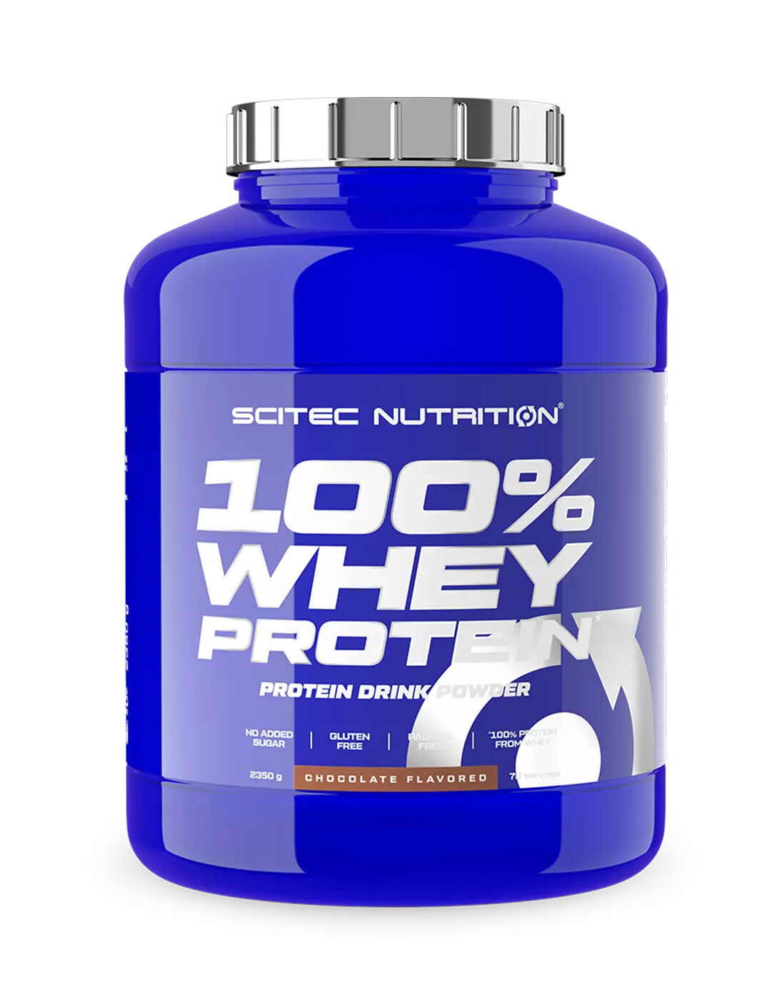 scitec nutrition 100% whey protein 2350 grammi fragola