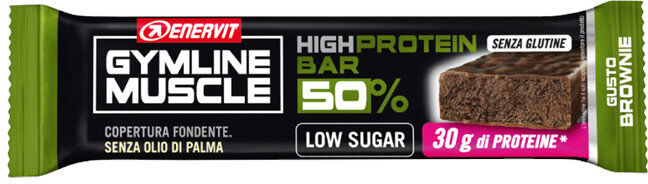 enervit gymline muscle high protein bar 50% 1 barretta da 60 grammi arancia cioccolato